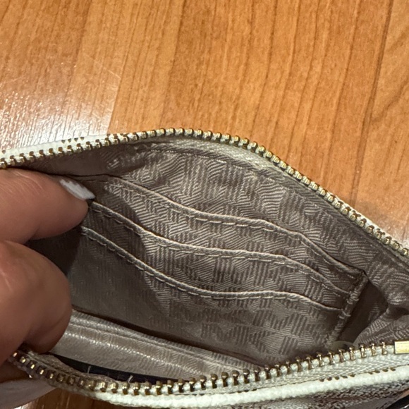 Michael Kors Cream and Tan Wristlet - Picture 4 of 4